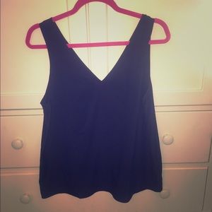 Lilly Pulitzer Navy "Cipriani" Silk Tank EUC M